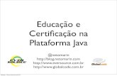 Educação e certificação na plataforma Java