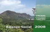 BALANÇO SOCIAL 2008 CRCMG 2008