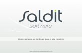 Licenciamento de softwares Nacionais e Importados - Saldit Softwares - Apresentação