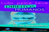 Cartaz (verde) de comemoração do Dia Internacional dos Direitos Humanos, 10 de Dezembro