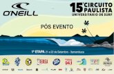 15º Circuito Paulista Universitário de Surf - 1ª ETAPA