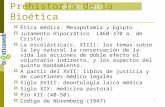 Historia De La Bioetica