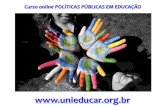 Curso online politicas publicas em educacao
