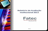 Relatório Avaliação Institucional FATEC SBC 2013
