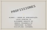 Slide profissões de espanhol 3AM