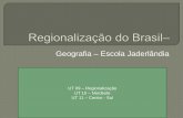 Regionalização do brasil
