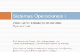 Visão Geral: Estruturas do Sistema Operacional