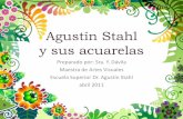 Agustín Stahl y sus acuarelas