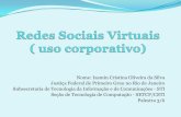 Ciclo de Palestras da JFRJ - Redes Sociais Virtuais (uso corporativo)