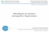 Dificuldades de adesão à mamografia e Papanicolaou