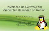 Instalação de softwares em sistemas baseados no Debian