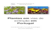 Plantas em vias de extinção em portugal