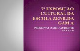 7ª Exposição Cultural da Escola Zenilda Gama.