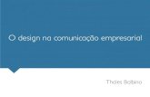O design na comunicação empresarial - Eita Design 2012