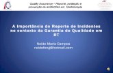Q.A.  Report E AvaliaçãO De Incidentes Em Radioterapia