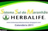 Calendário 2011 do Sistema Sul do Maranhão