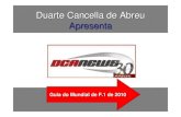 Duarte Cancellade Abreu   Apresenta F1