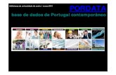 PorData: base de dados de Portugal contemporâneo