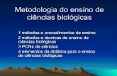 Metodologia do ensino de ciências biológicas