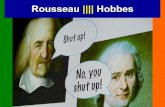 Hobbes  - Rousseau. 12 ideas comparativas