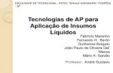 Tecnologia de aplicação de insumos líquidos (Grupo 6)