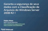Classficação de Arquivos no Windows server 2008 R2