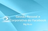 Gestão Pessoal e Corporativa do Facebook