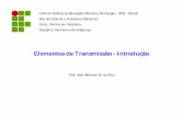 ELEMENTOS DE MAQUINAS  ELEMENTOS DE TRANSMISSÃO introdução