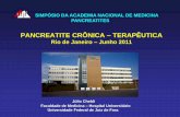 Pancreatite crônica – terapêutica