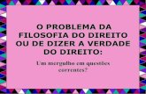 O problema da_filosofia_do_direito_ou_de