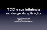 TDD e sua influência no design