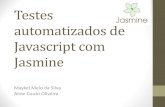 Testes automatizados de JavaScript com Jasmine