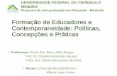 Formação Inicial em Portugal, os estágios no mestrado da Universidade do Minho - resenha