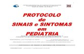 Protocolo de sinais e sintomas em pediatria