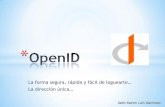 OpenID - Caracteristicas