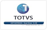 GDP Materiais – Road Show 11.40 - SP
