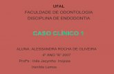 Caso clínico de endodontia - canino inferior com  dois canais radiculares : Alessandra Rocha de Oliveira , Disciplina de Endodontia Ufal , Maceió, Alagoas)