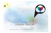 Weekly report 30 de agosto a 03 de setembro