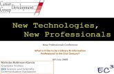 New technologies, New Professionals