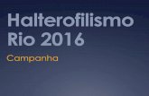 Halterofilismo Rio 2016