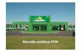 ReuniãO PúBlicacom Analistase Investidores 4 T05