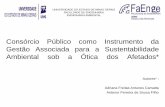 Consórcio Público como Instrumento da Gestão Associada para a Sustentabilidade Ambiental