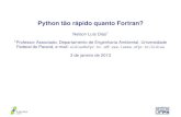 Python tão rápido quanto FORTRAN?