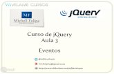 Curso jQuery Aula 3 - Eventos