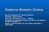 Sistema Boletim Online