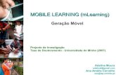 Mobile Learning and smartphones