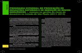 PROGRAMA ESTADUAL DE PREVENÇÃO DE DESASTRES NATURAIS E DE REDUÇÃO DE RISCOS GEOLÓGICOS – Avanços na gestão de riscos de desastres no Estado de São Paulo (2011-2013)