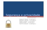 Si   segurança e privacidade (1Sem2014)