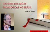 História das Idéias Pedagógicas no Brasil
