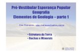 Elementos De Geologia parte 1 - apresentação